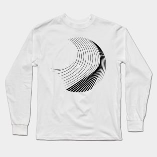 minimal_design_002_black Long Sleeve T-Shirt